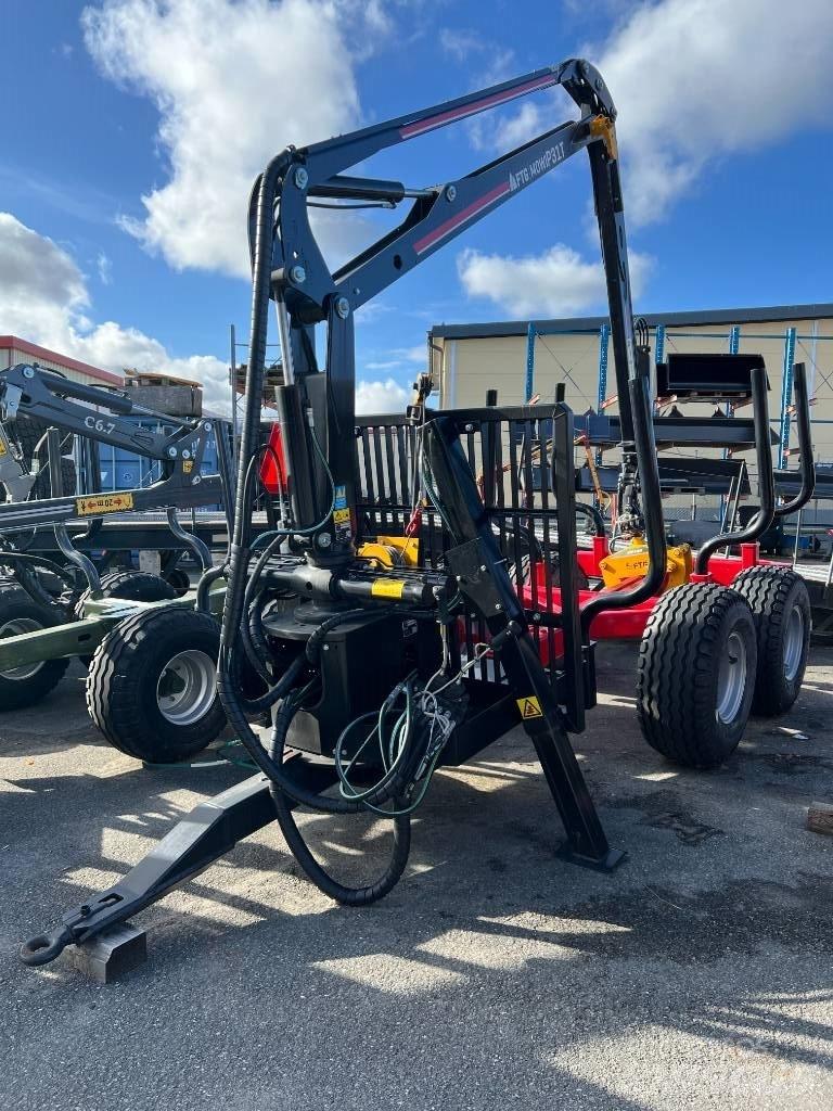 Mowi 1050/P 31T Remorque forestière avec grue