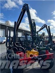 Mowi 1050/P 31T Remorque forestière avec grue