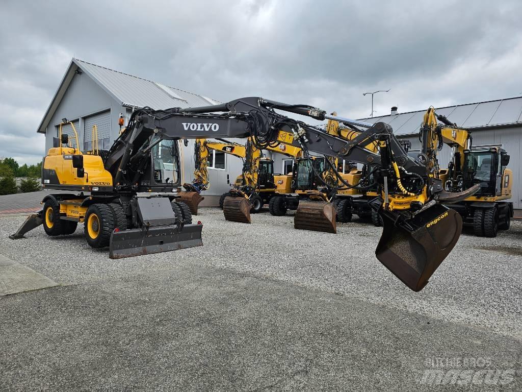 Volvo EW 160 D Pelle sur pneus