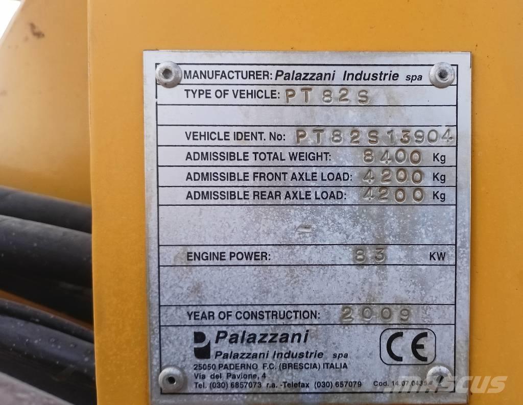 Palazzani PT82 Chargeuse télescopique sur pneus