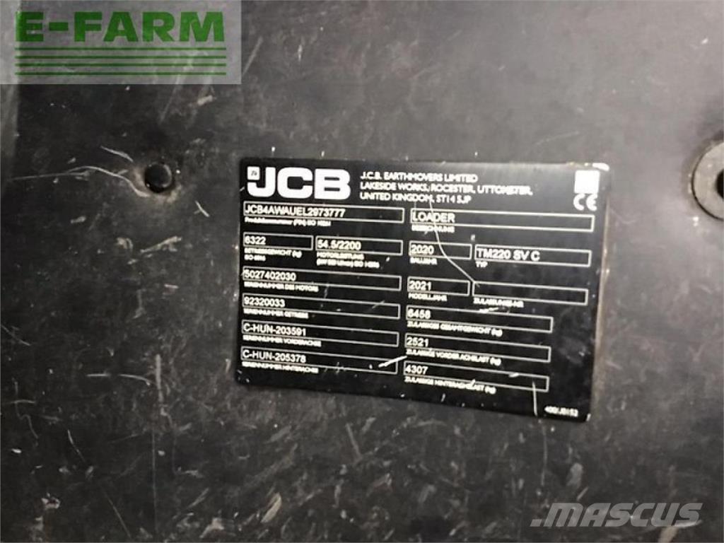 JCB tm 220 Télescopique agricole