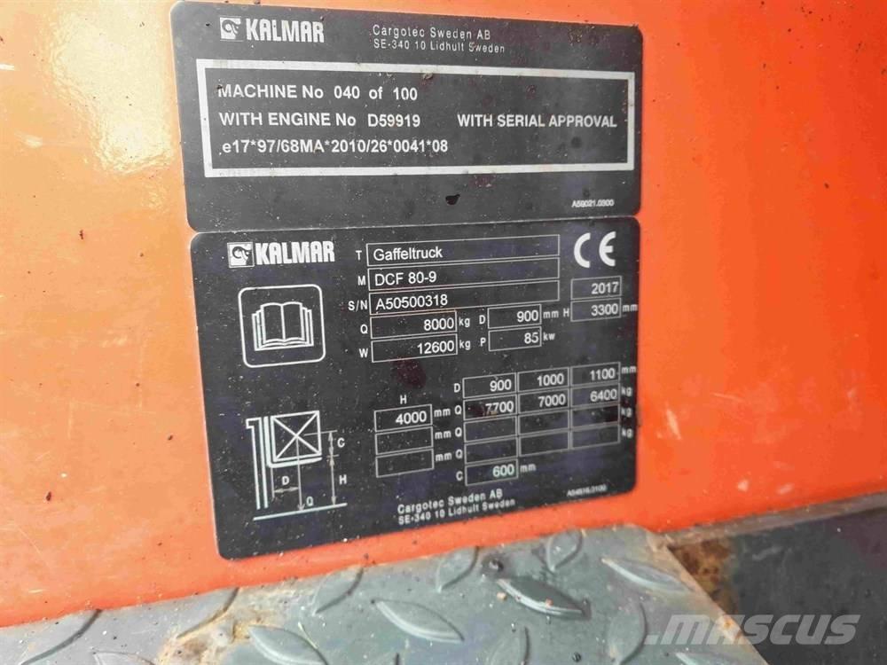 Kalmar DCF80-9 Chariots diesel