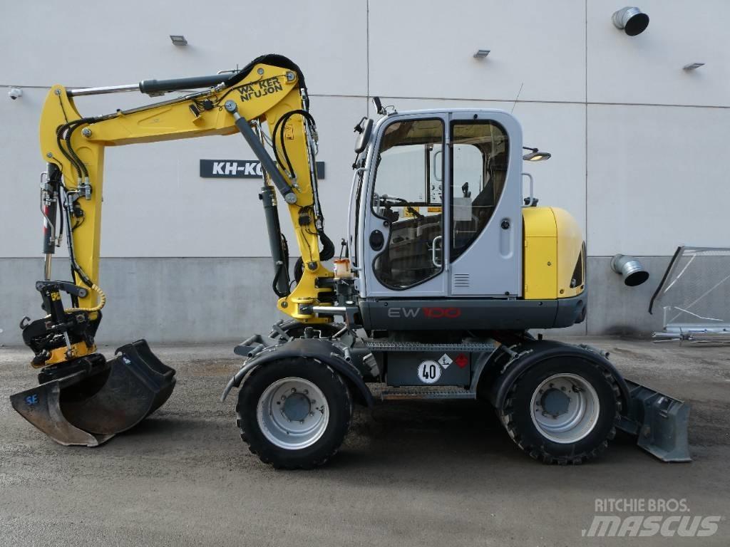 Wacker Neuson EW 100 Pelle sur pneus