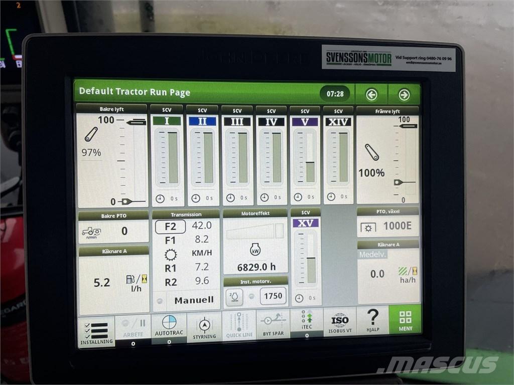 John Deere 7230R Tracteur