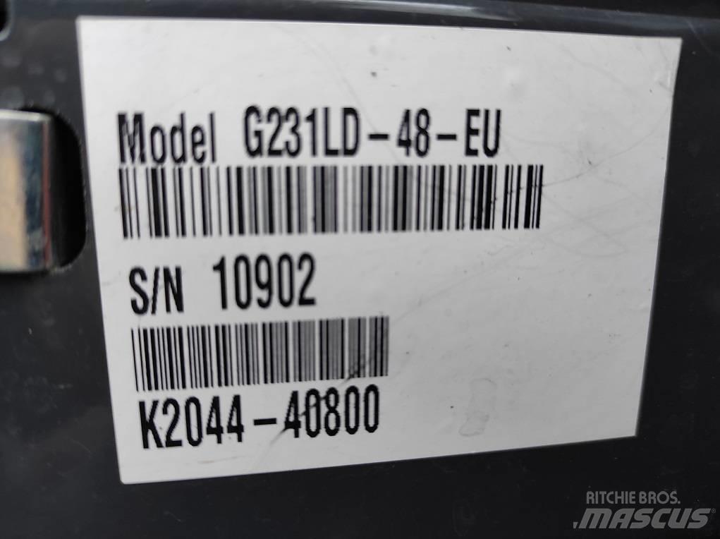 Kubota G231 LD Tondeuses montées