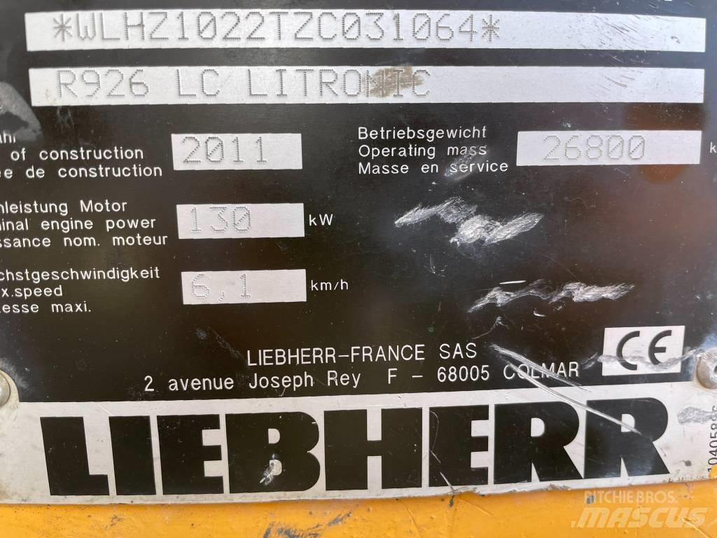 Liebherr R 926 LC Pelle sur chenilles