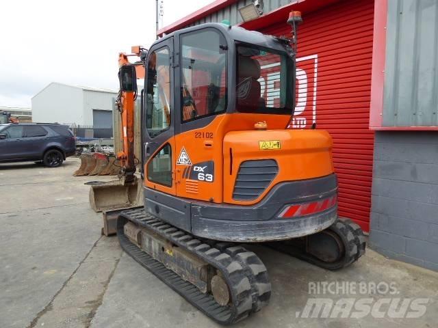 Doosan DX 63-3 Mini pelle < 7t