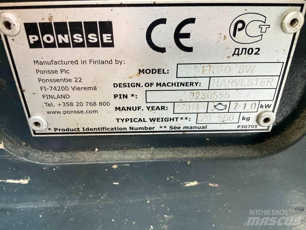 Ponsse Ergo 8W Abatteuse