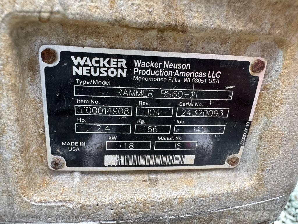 Wacker Neuson BS60-2 Compacteurs