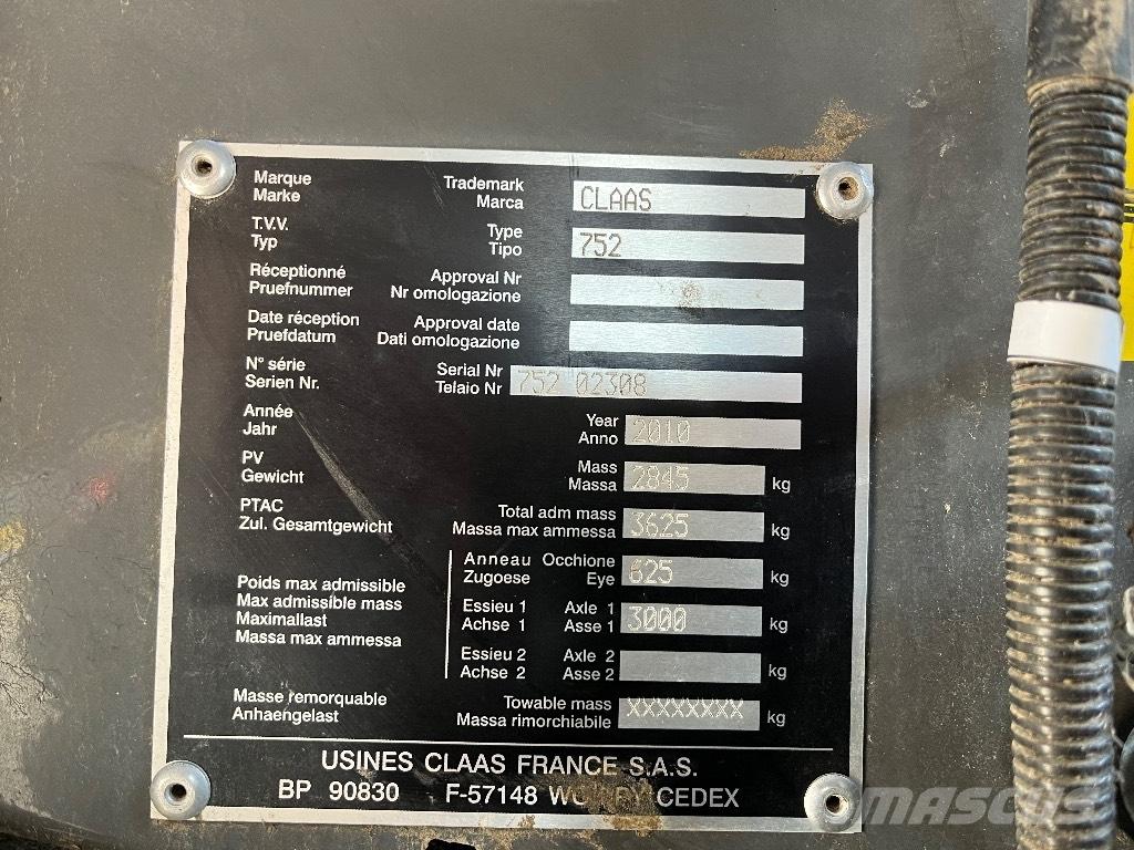 CLAAS Variant 380 Presse à balle ronde