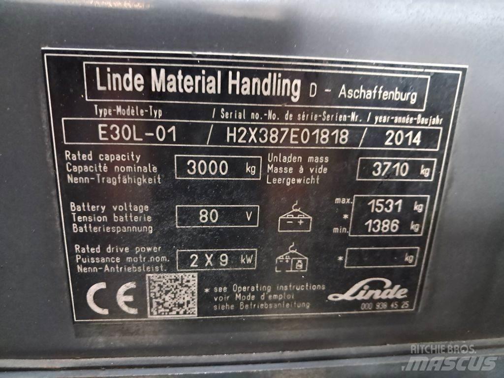 Linde E30L-01 Chariots élévateurs électriques