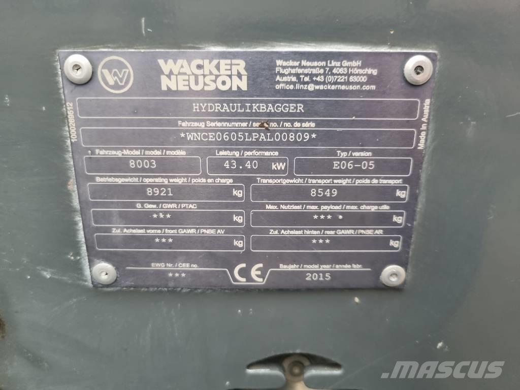 Wacker Neuson 8003 Mini pelle 7t-12t