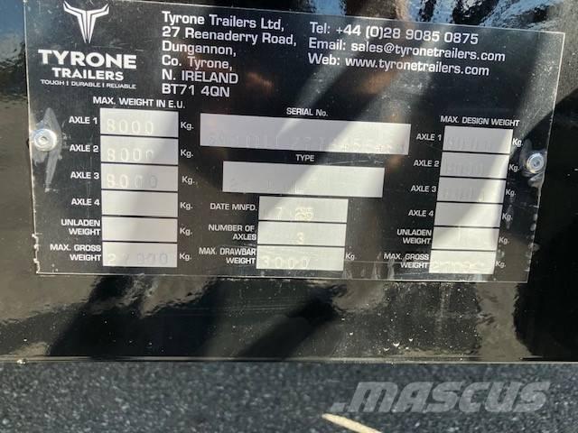 Tyrone 27 T Semi remorque plateau ridelle