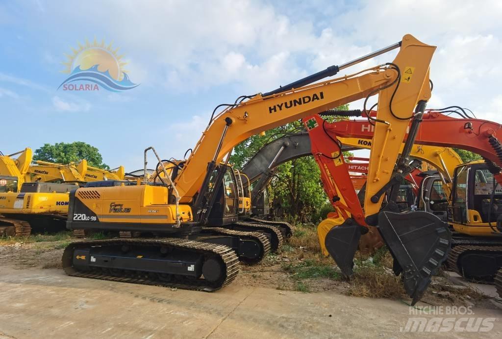 Hyundai R220LC-9S Pelle sur chenilles