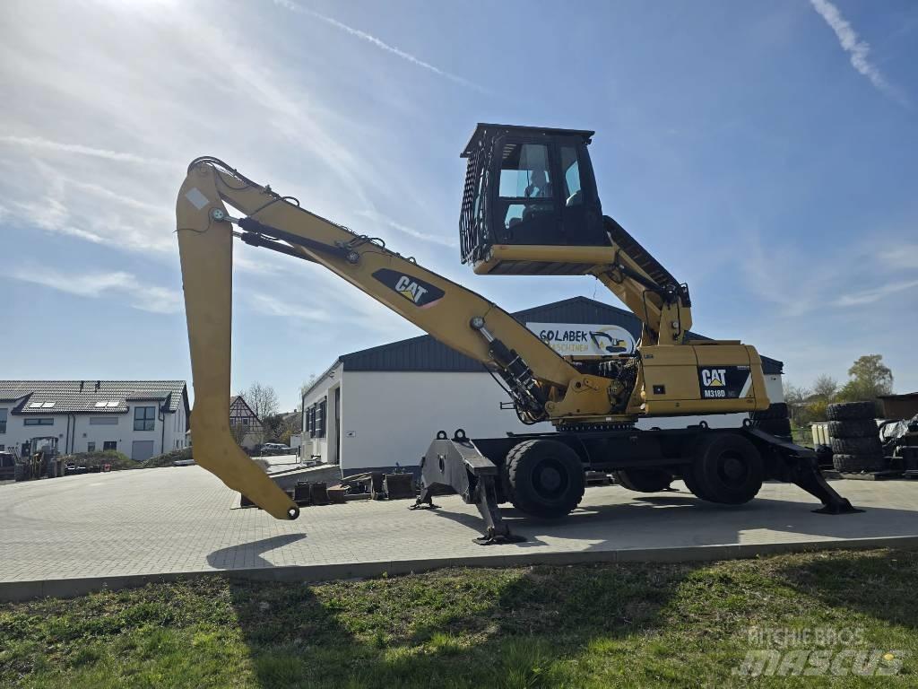 CAT 318D Pelle à déchets