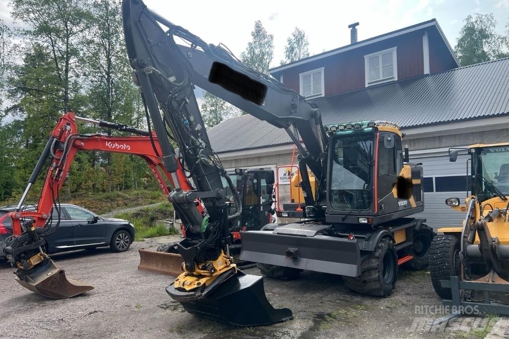Volvo EW 160 E Pelle sur pneus