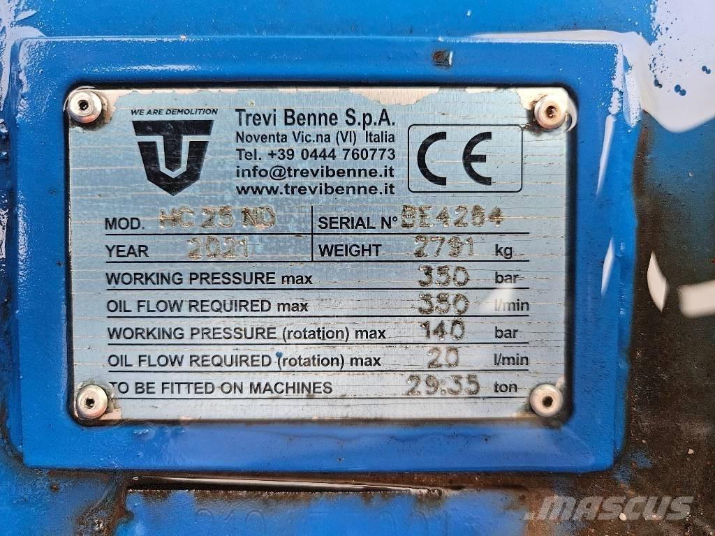 Trevibenne HC 25 ND Pelle de démolition