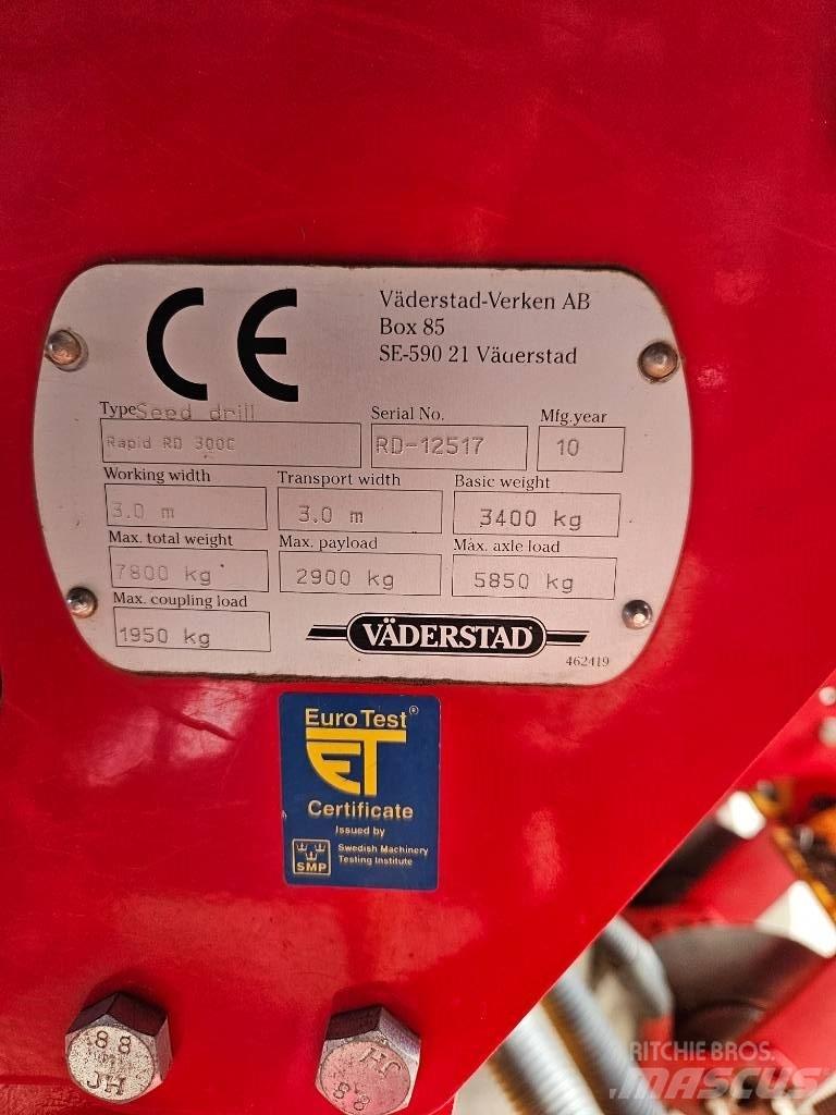 Väderstad Rapid300C Semoir combiné