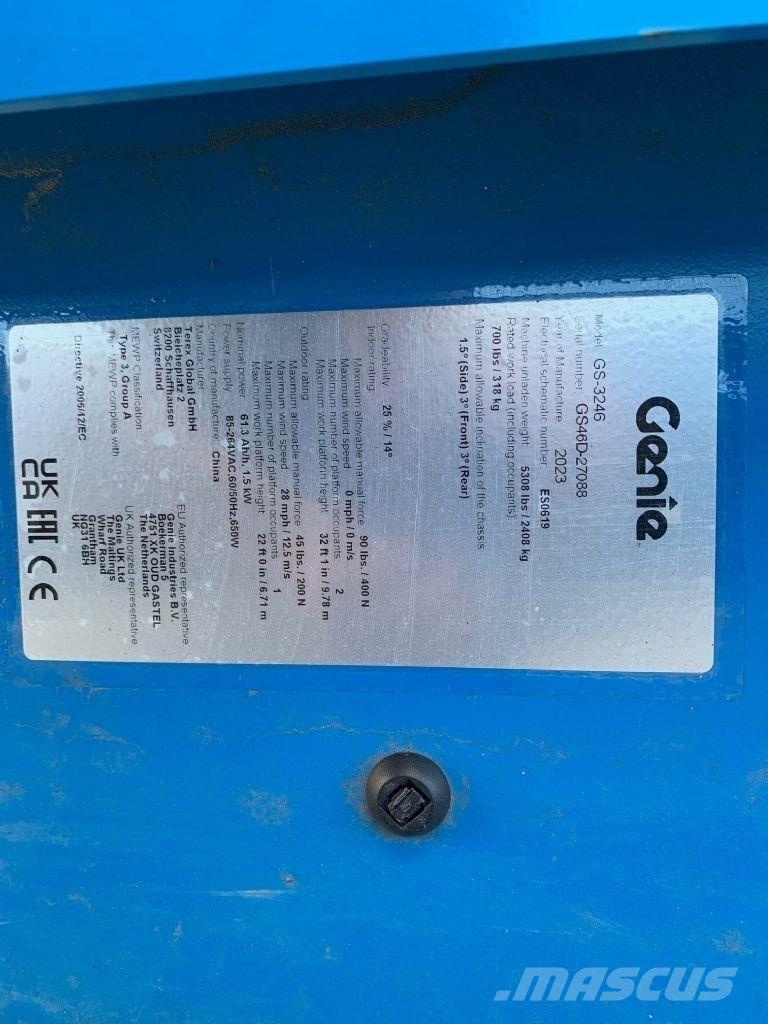 Genie GS-3246 Nacelle ciseaux