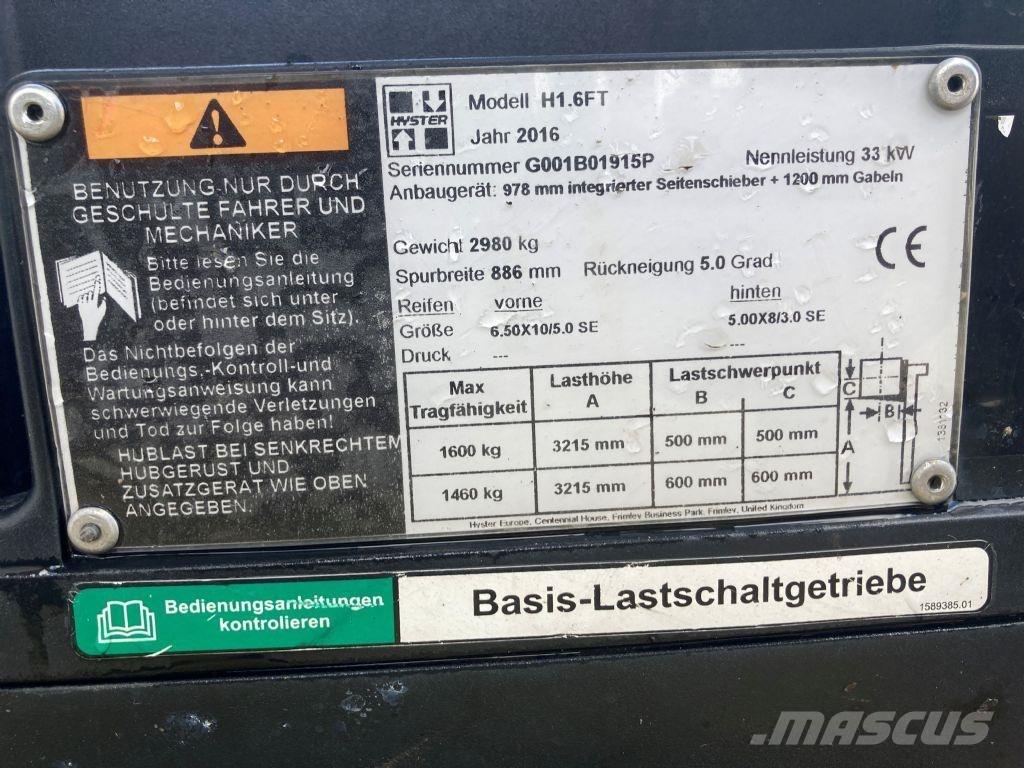Hyster H 1.6 FT Chariots GPL