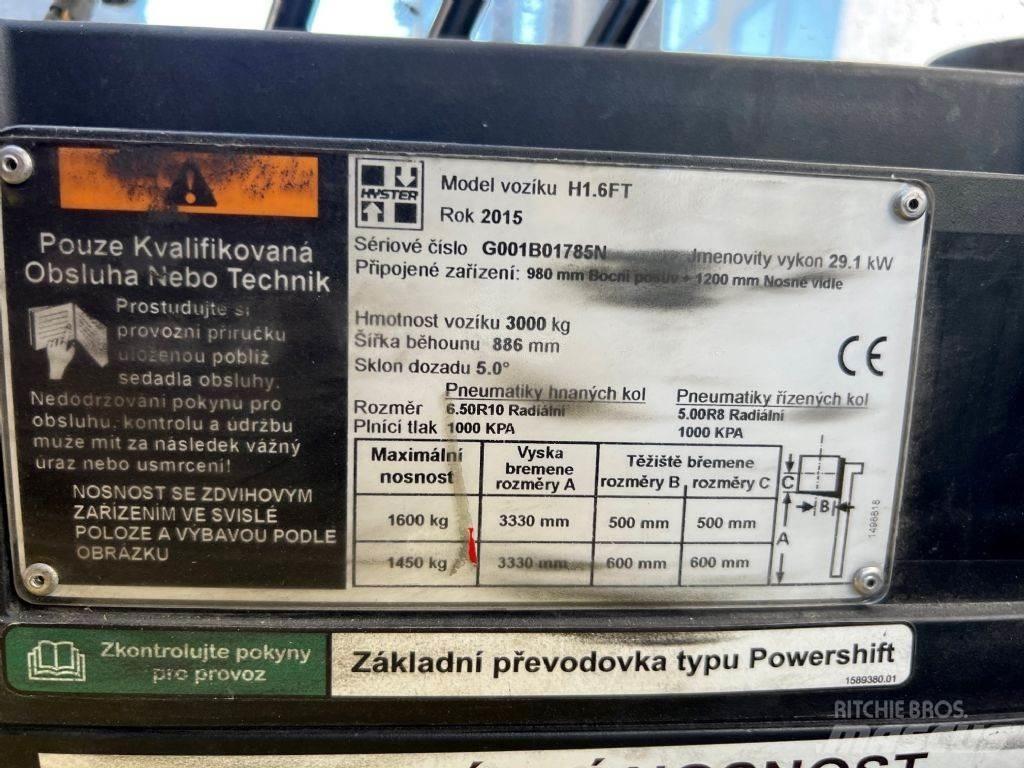 Hyster H 1.6 FT Chariots diesel
