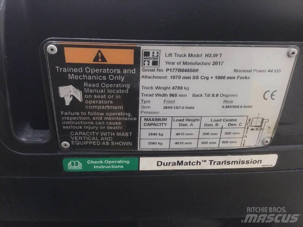 Hyster H 3.0 FT Chariots GPL