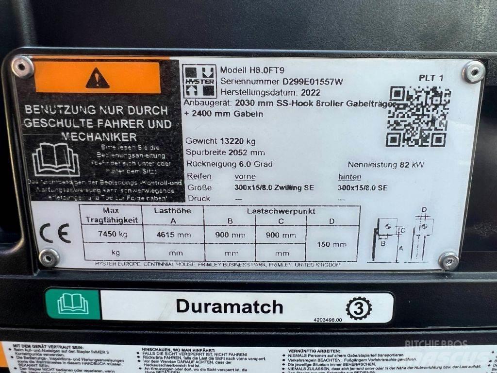 Hyster H 8.0 FT9 Chariots diesel