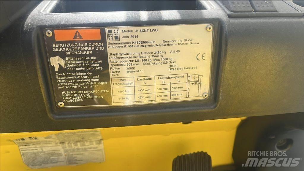 Hyster J 1.8 XNT Chariots élévateurs électriques
