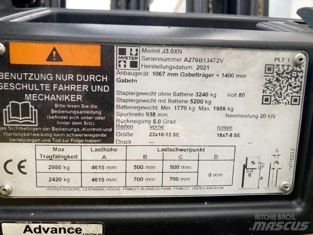 Hyster J 3.0 XN Chariots élévateurs électriques