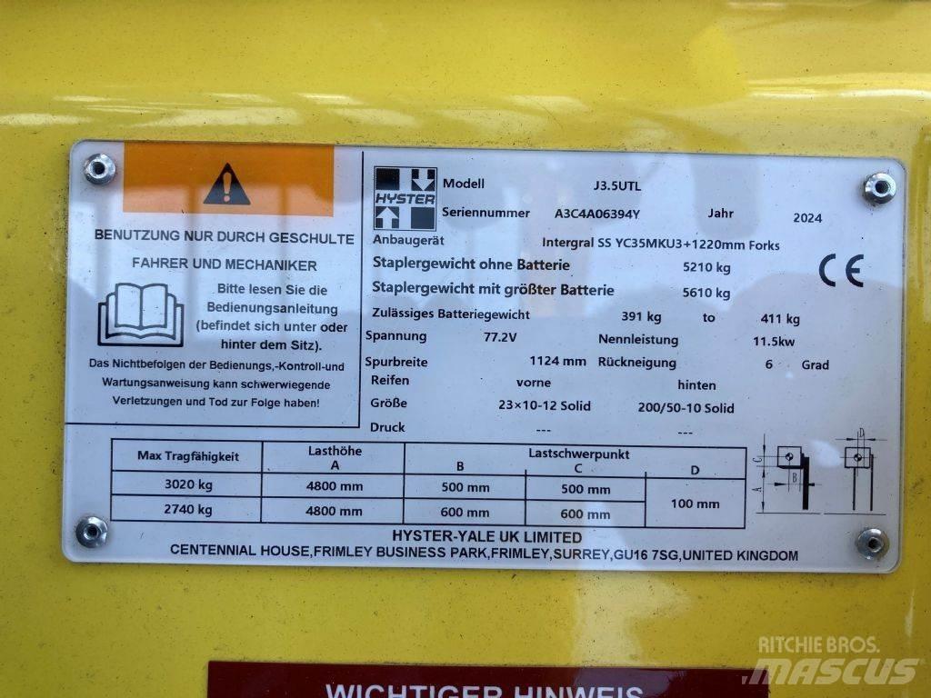 Hyster J 3.5 UTL Chariots élévateurs électriques