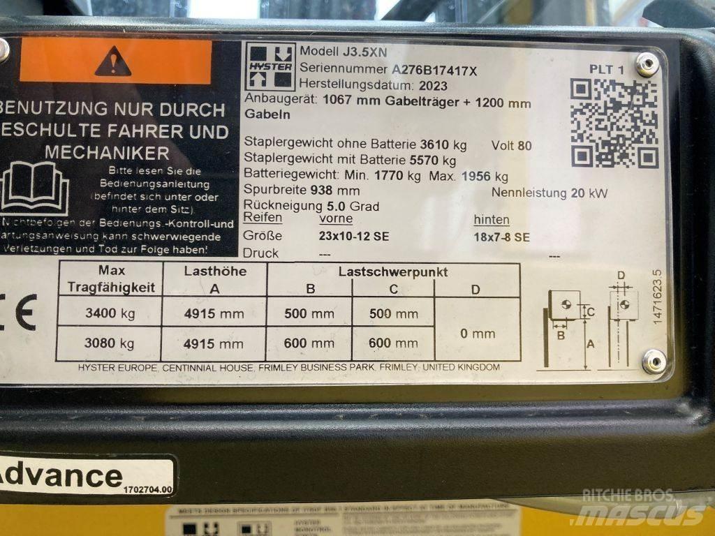 Hyster J 3.5 XN Chariots élévateurs électriques