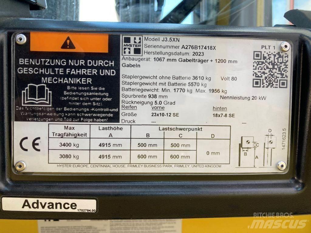 Hyster J 3.5 XN Chariots élévateurs électriques