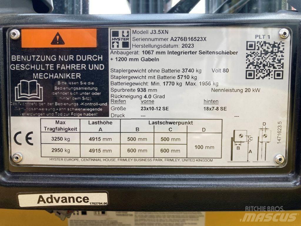 Hyster J 3.5 XN Chariots élévateurs électriques
