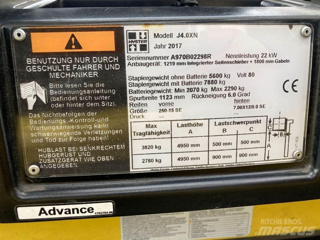 Hyster J 4.0 XN Chariots élévateurs électriques