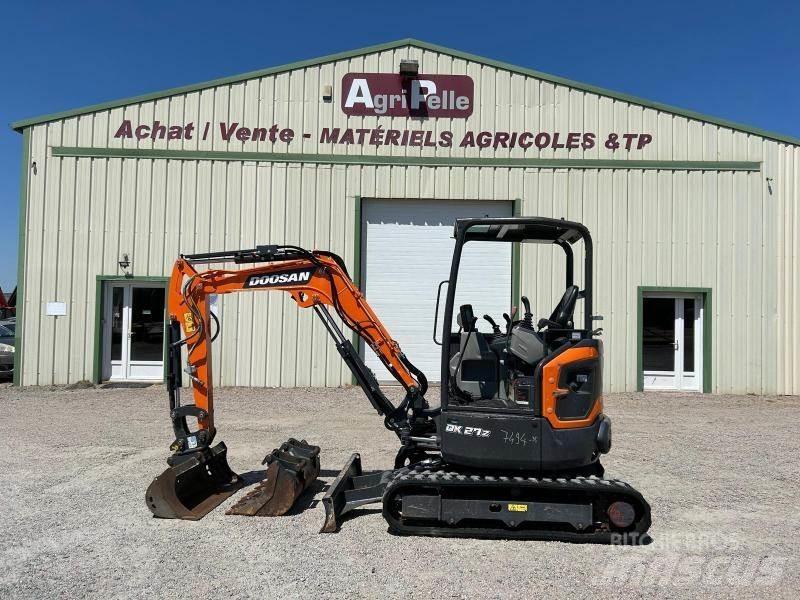 Doosan DX27Z Mini pelle < 7t