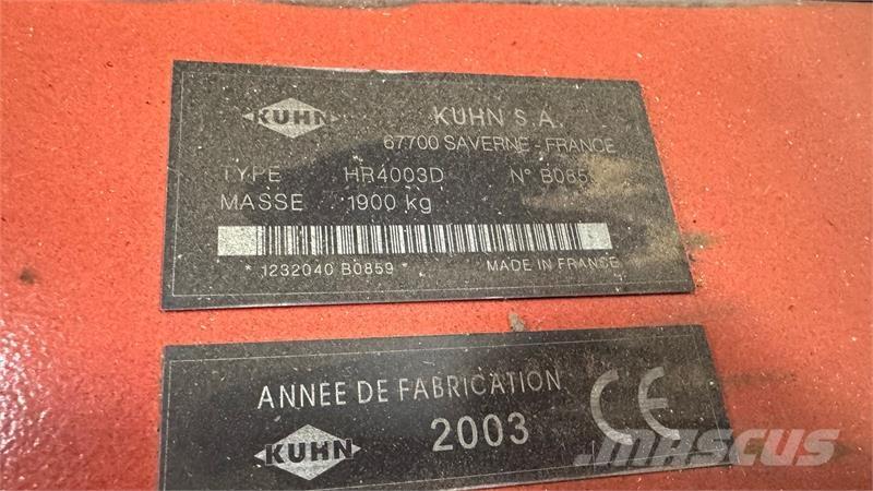 Kuhn HR 4003 Semoir combiné