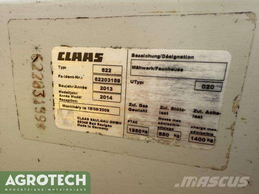 CLAAS DISCO 3050 TRC Tracteur