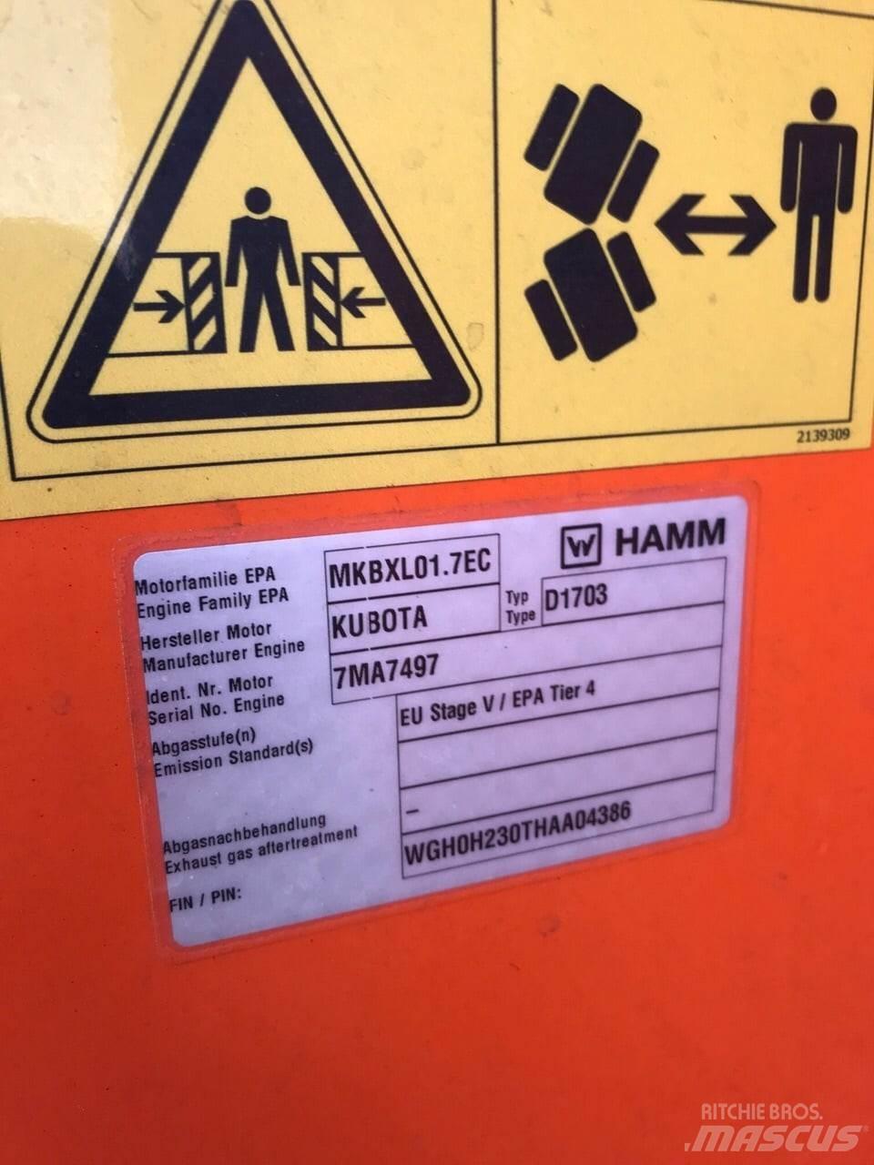 Hamm HD12VV Rouleaux tandem