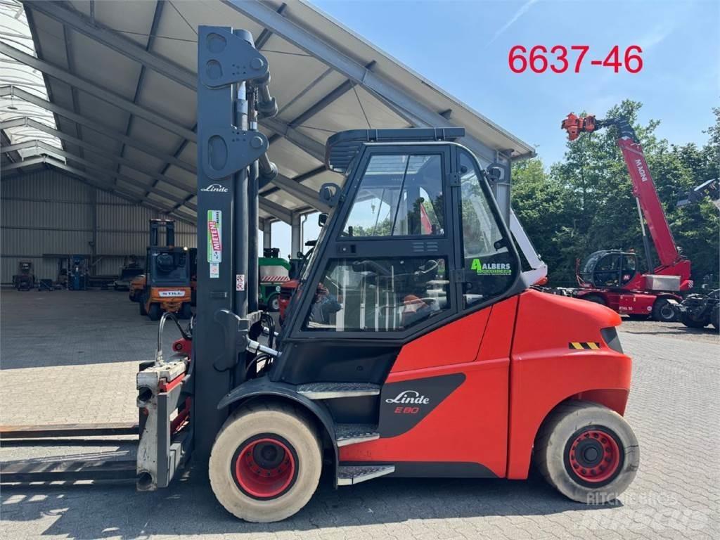 Linde E 80 - 01 / 900 Chariots élévateurs électriques