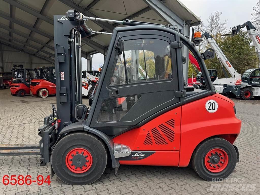 Linde H 50 D - 02 / 600 Chariots diesel