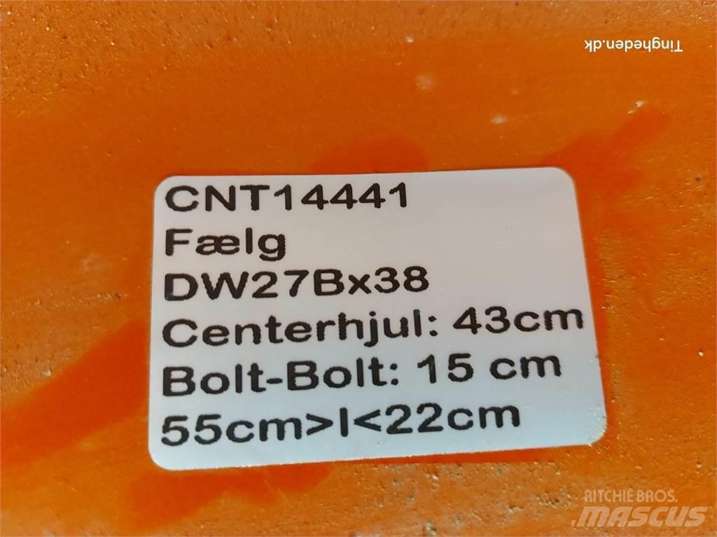  38 DW27Bx38 Pneus, roues et jantes