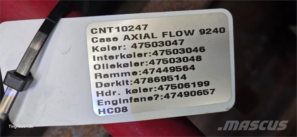 Case IH 9240 Radiateurs