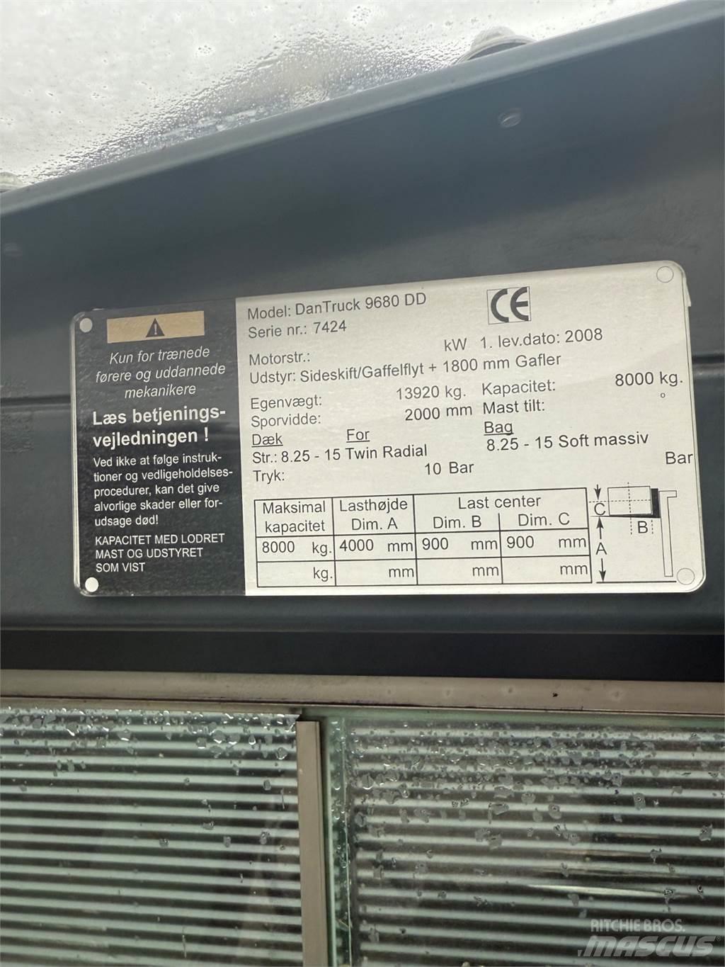 Dantruck 9680DD Chariots diesel