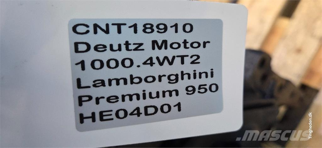 Deutz 1000.4WT2 Moteur