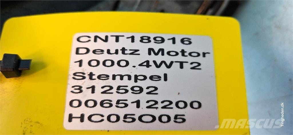 Deutz 1000.4WT2 Moteur
