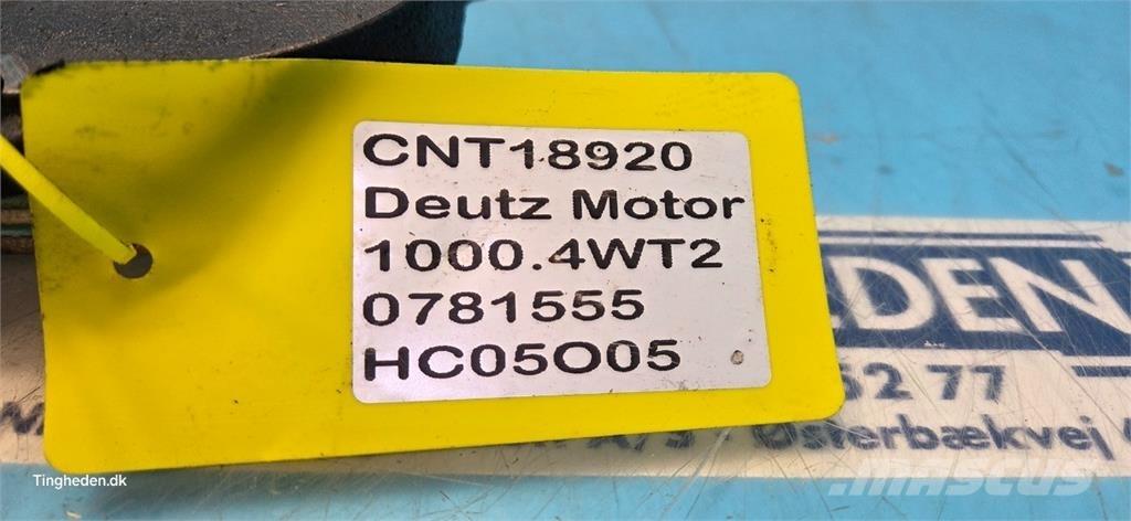 Deutz 1000.4WT2 Moteur