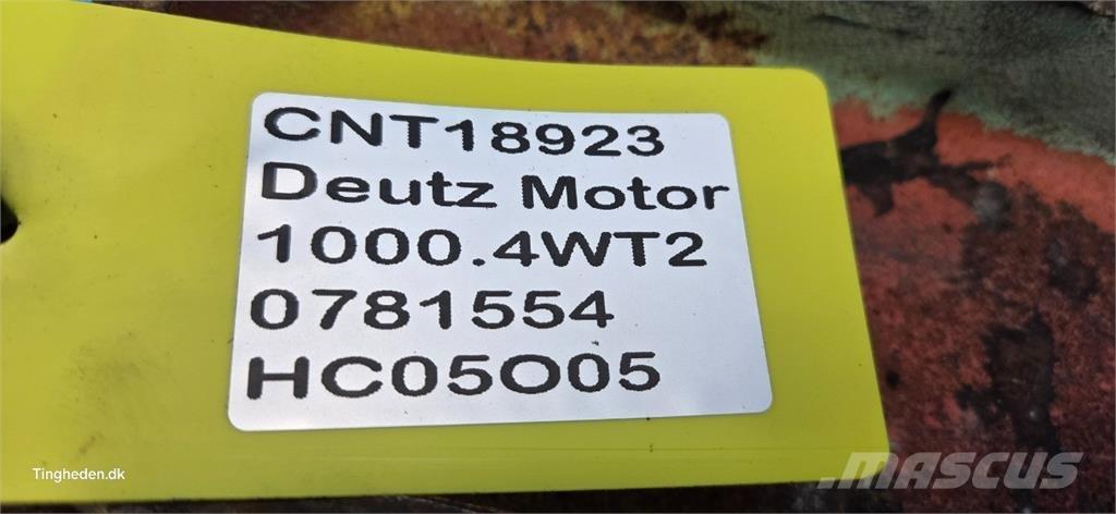 Deutz 1000.4WT2 Moteur