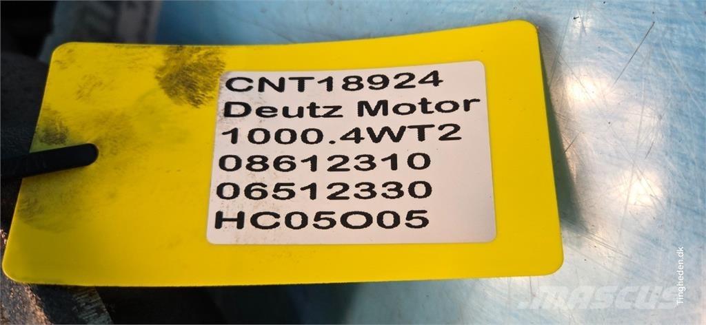 Deutz 1000.4WT2 Moteur