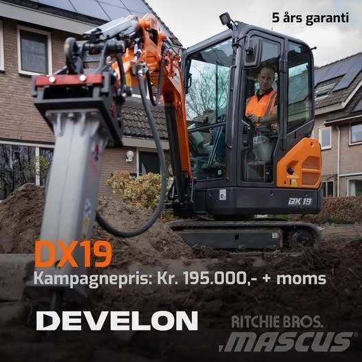 Develon DX19-7 Mini pelle < 7t