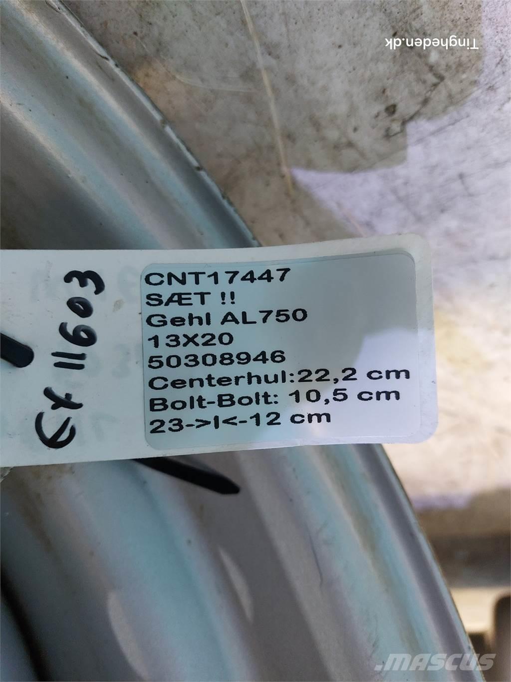 Gehl 20 13x20 Pneus, roues et jantes